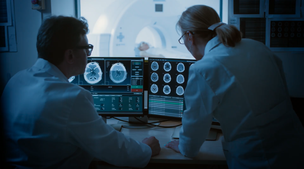 Image of doctors looking at MRI scans in Glendale, CA and Los Angeles, CA