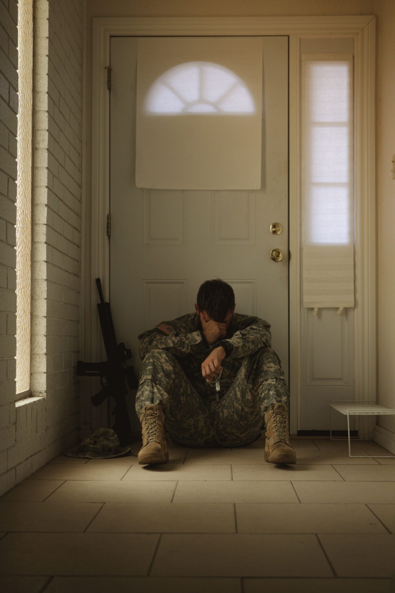 veteran suffering with PTSD