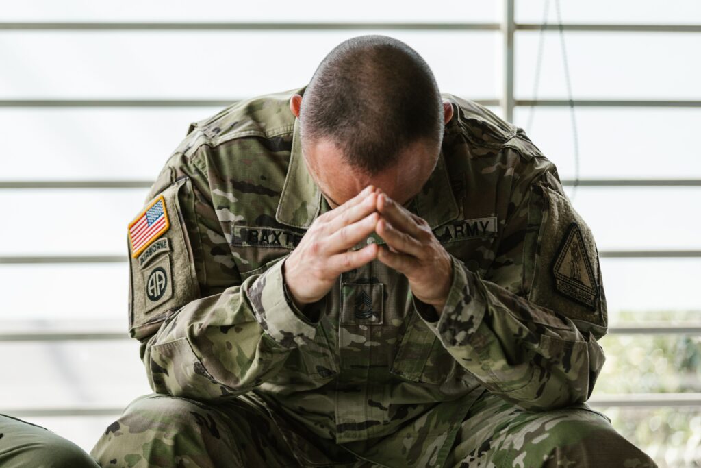 veteran depressed